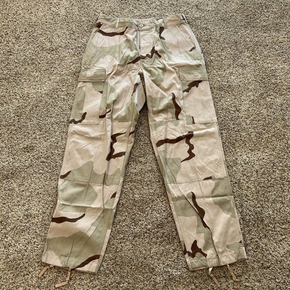 unbranded Other - US Military Issue Combat Trouser Pants Mens M  Beige Desert Camoflage NEW
